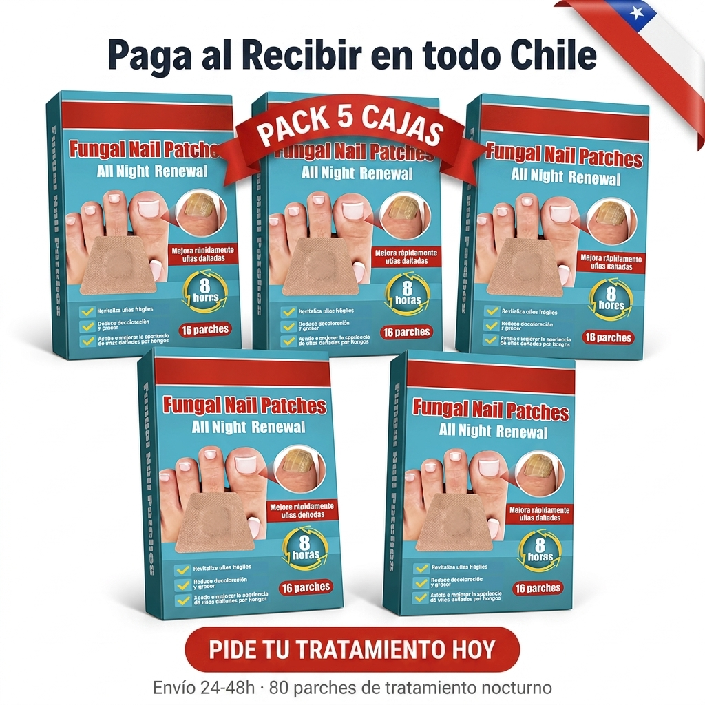 PARCHE UÑAS ANTIHONGOS PACK 5 CAJAS