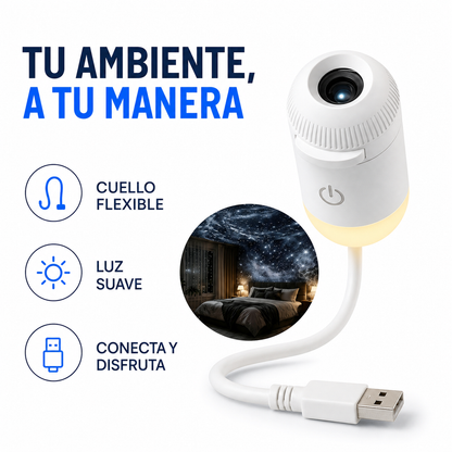 M - Mini proyector de estrellas USB 2 en
