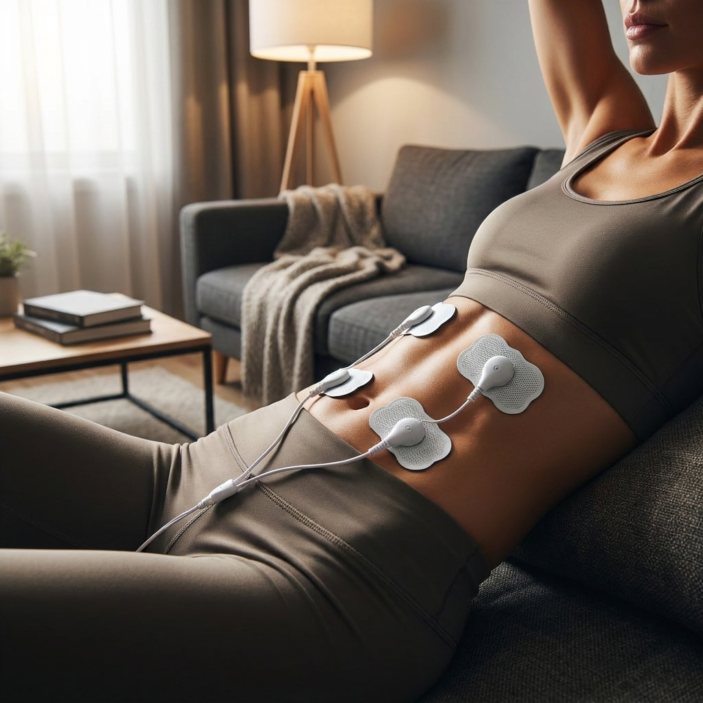 AbsFit EMS en uso en casa