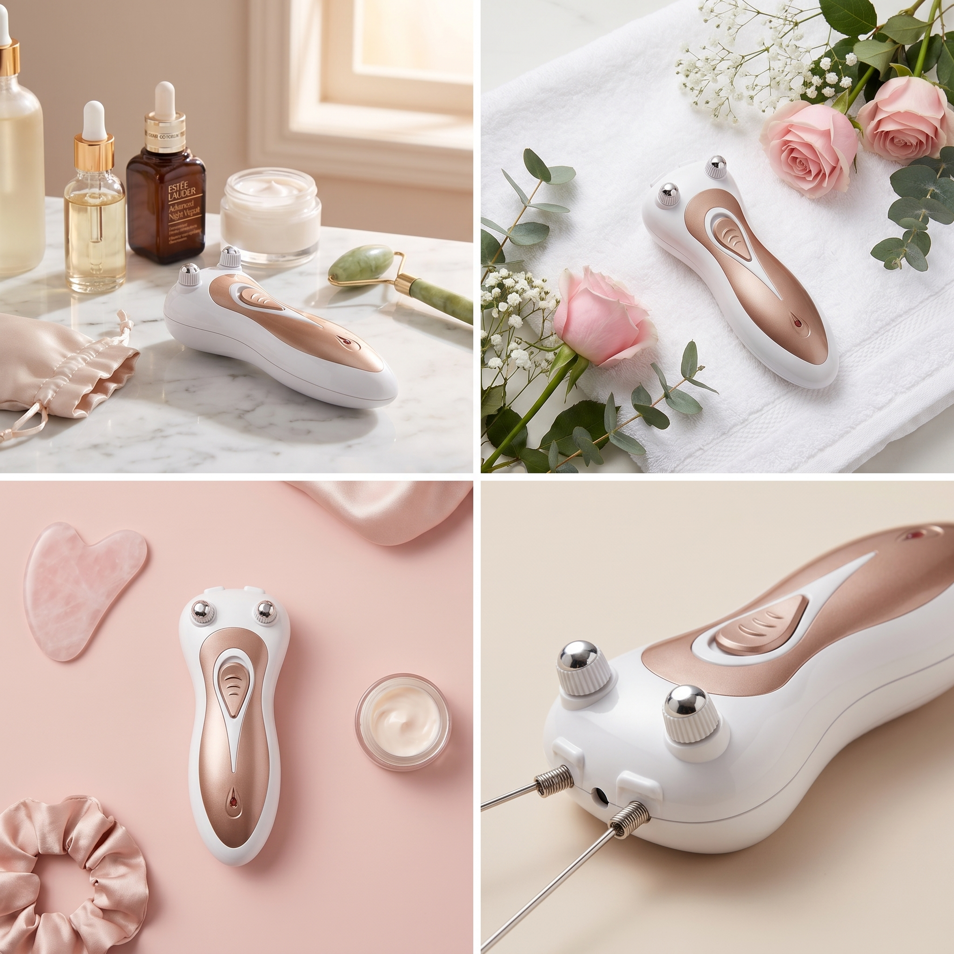 Depiladora facial flat lay premium