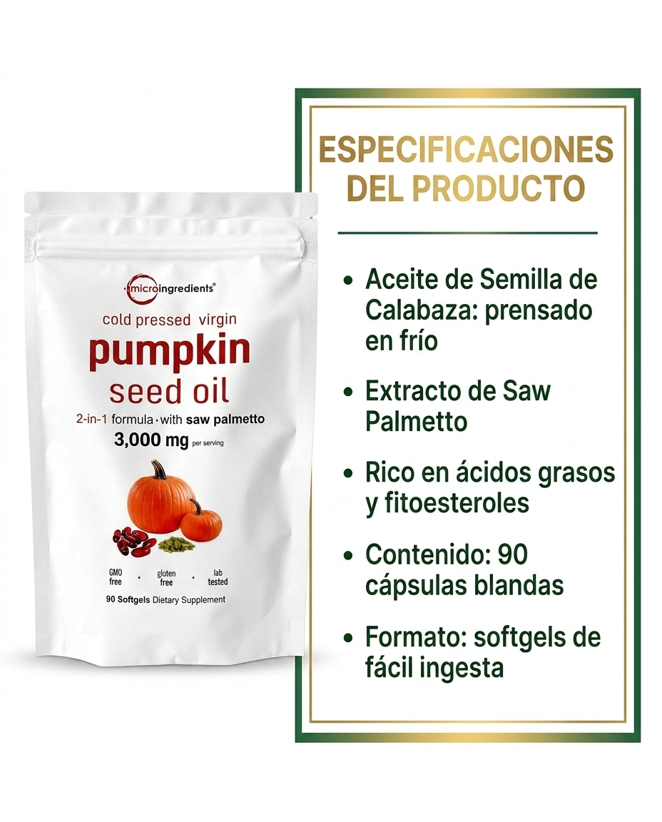 Especificaciones del producto